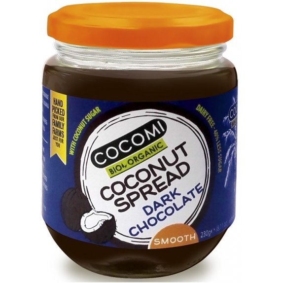Krem kokosowy o smaku ciemnej czekolady BIO 230 g Cocomi cena 21,39zł