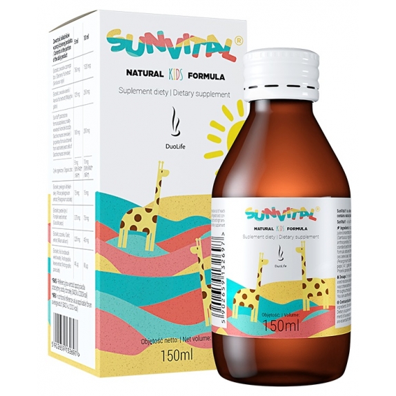 DuoLife SunVital Natural KIDS Formula 150 ml cena 66,14zł