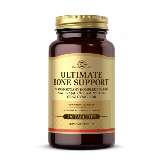 Solgar Ultimate Bone Support kompleks odżywiania kości 120 tabletek cena 129,90zł