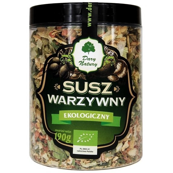 Susz warzywny 190 g BIO Dary Natury cena 17,39zł