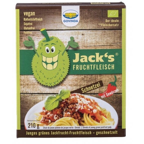 Jackfruit (owoce chlebowca) mielone z przyprawami bezglutenowe BIO 210 g Govinda cena 20,95zł