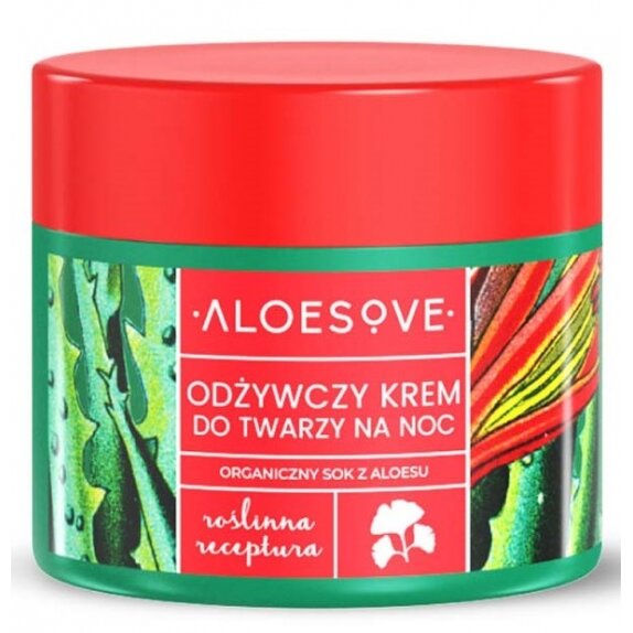 Sylveco Aloesove Odżywczy krem do twarzy na noc 50 ml cena 7,26$