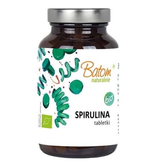 Spirulina 400 mg 300 tabletek BIO Batom cena 27,05zł