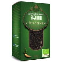 Herbata zielona z żeń-szeniem 80g BIO Dary Natury
