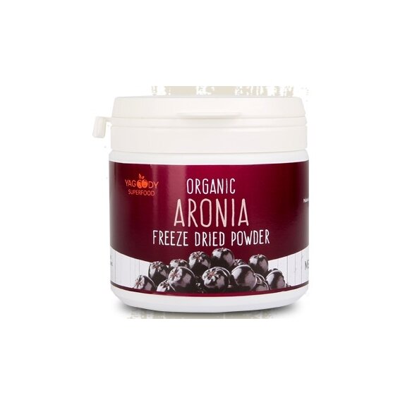 Aronia liofilizowana w proszku BIO 100 g Yagoody cena 19,85zł