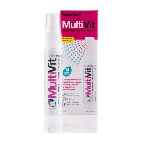 Better You MultiVit Multiwitamina w sprayu 25 ml cena €14,04
