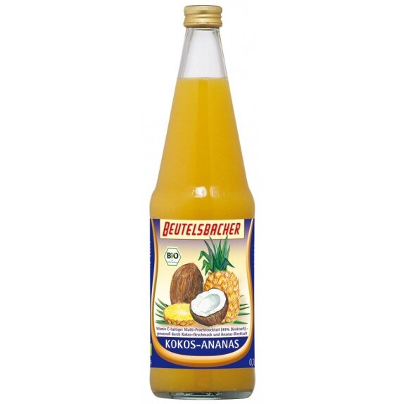 Napój kokosowo-ananasowy BIO 700 ml Beutelsbacher cena 13,85zł