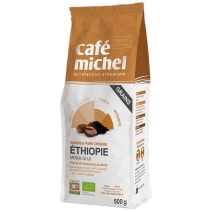 Kawa ziarnista Arabica 100% Moka Guji Etopia Fair Trade BIO 500 g Cafe Michel MAJOWA PROMOCJA! 