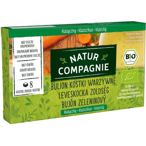 Kostki warzywne bez dodatku cukru 84 g BIO Natur Compagnie cena 1,91$