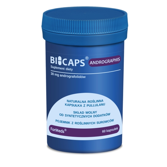 Formeds Bicaps Andrographis 60 kapsułek cena 33,59zł