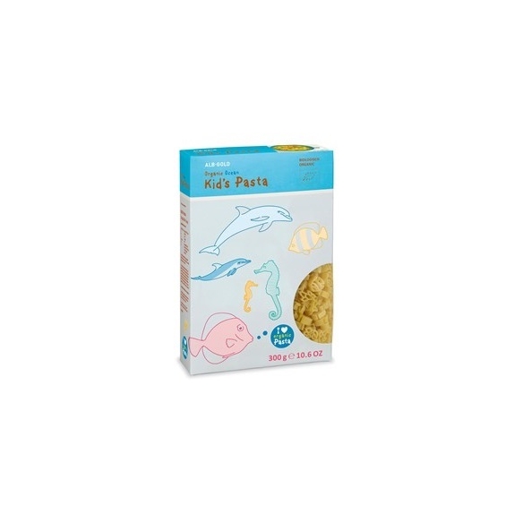 Makaron dla dzieci Ocean 300 g BIO Alb-Gold cena 1,80$