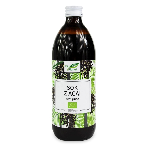 Sok z acai 500 ml BIO Bio Planet cena 27,05zł