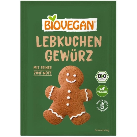 Przyprawa do piernika z cynamonem cejlońskim bezglutenowa 15 g BIO BioVegan cena 5,40zł