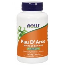 Pau D’Arco 500 mg 100 kapsułek NOW Foods PROMOCJA!