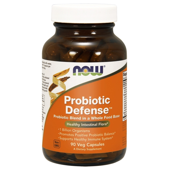 Probiotic Defense™ 90 kapsułek NOW Foods cena 85,89zł