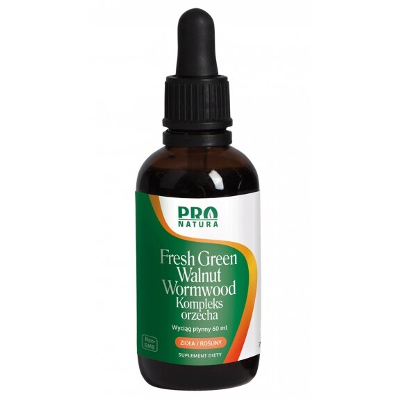 Fresh Green Walnut kompleks orzecha 60 ml NOW Foods cena 74,90zł