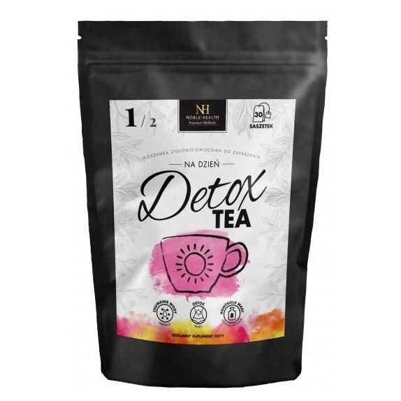 Detox Tea herbata na dzień 30 saszetek Noble Health cena 40,52zł