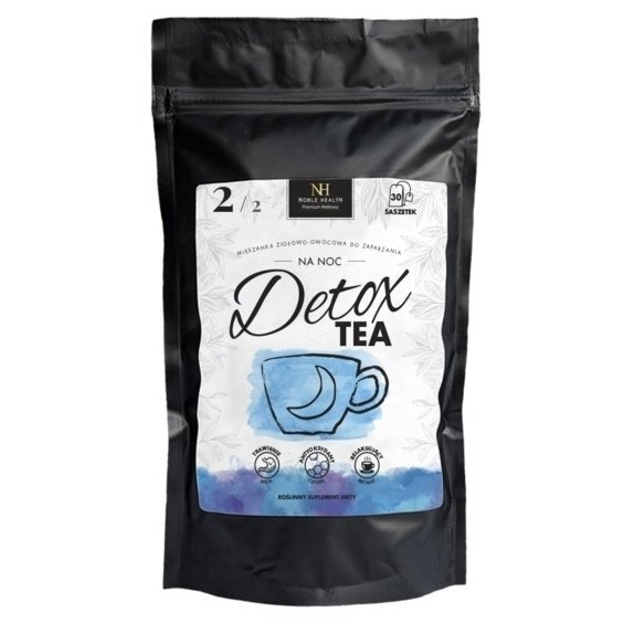 Detox Tea herbata na noc 30 saszetek Noble Health cena 42,79zł