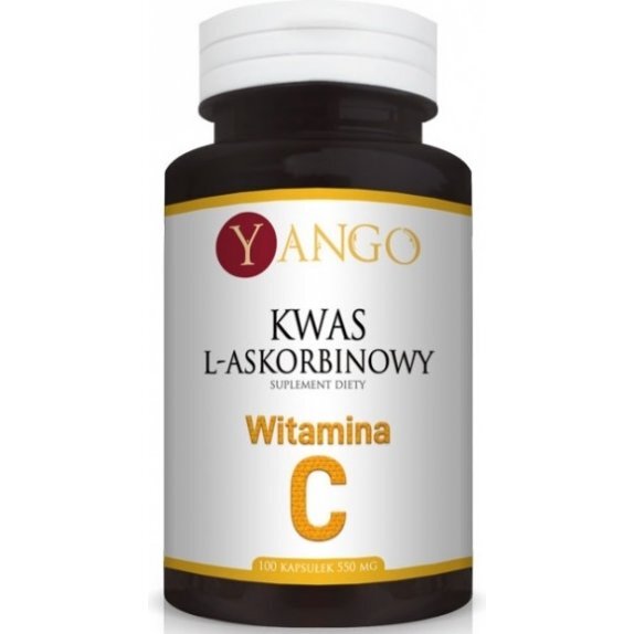 Kwas L-askorbinowy 550 mg100 kapsułek Yango cena 29,79zł