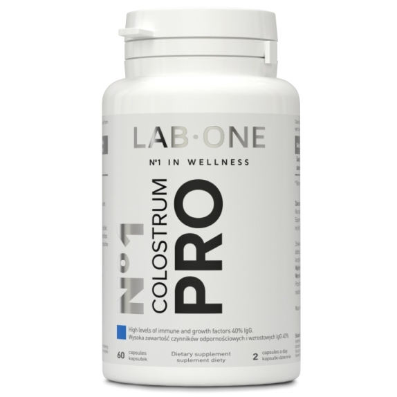 LAB ONE N°1 Colostrum PRO 60 kapsułek  cena 85,00zł