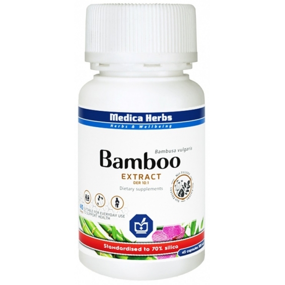 Bambus 300 mg, 45 kapsułek Medica Herbs cena €4,28
