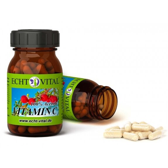 Echt Vital Witamina C 60 kapsułek cena 63,09zł