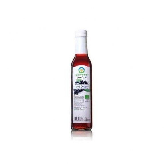 Ocet winny z czerwonego wina 250 ml Bio Food cena 2,34$