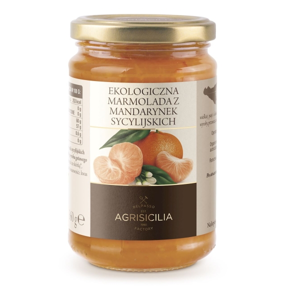 Marmolada z mandarynek sycylijskich 360 g BIO Agrisicilia  cena 4,95$