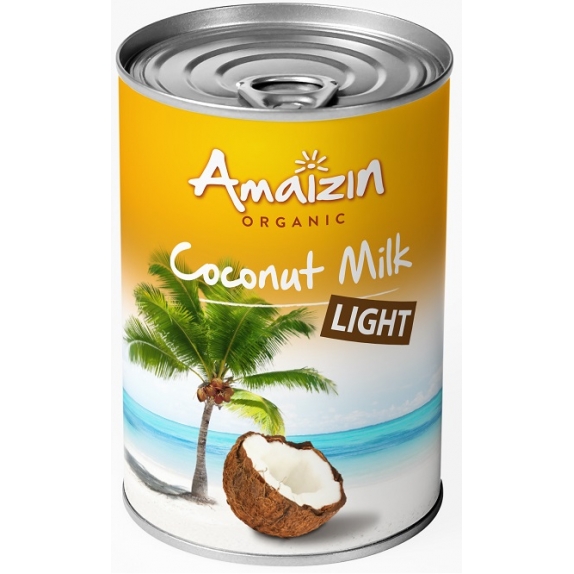 Napój kokosowy Light w puszce (9% tłuszczu) 400 ml BIO Amaizin cena 10,19zł