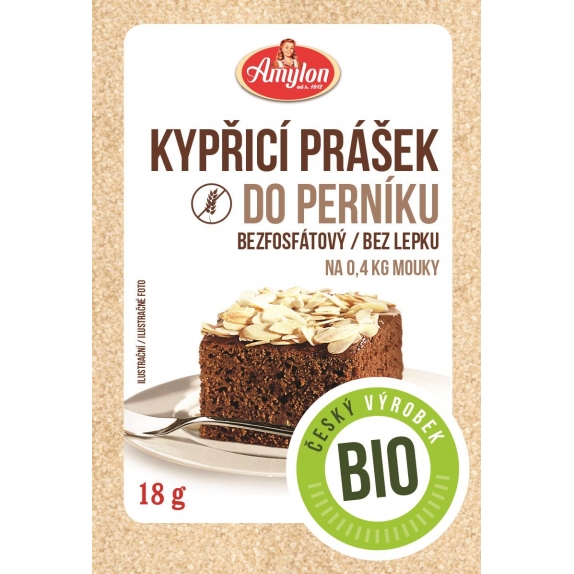 Proszek do pieczenia z przyprawą do piernika bezglutenowy 18 g BIO Amylon cena 2,75zł