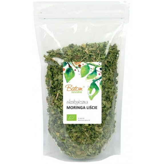 Moringa liście BIO 100 g Batom cena 13,29zł