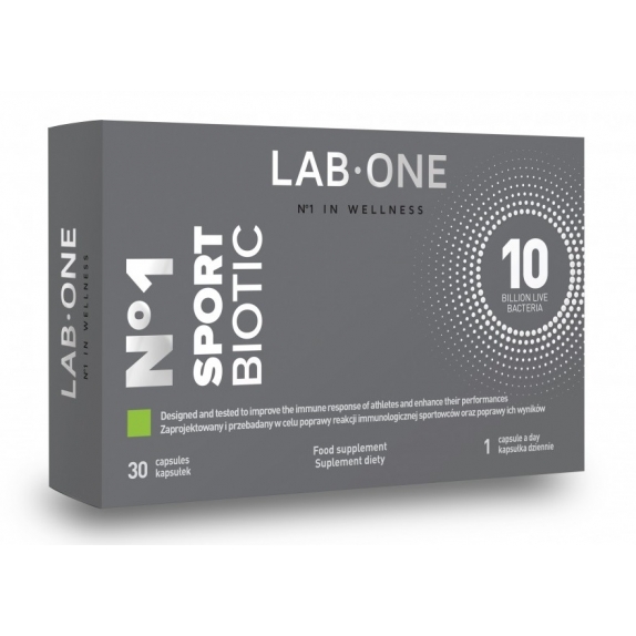 LAB ONE N°1 SportBiotic 30 kapsułek PROMOCJA! cena 63,80zł