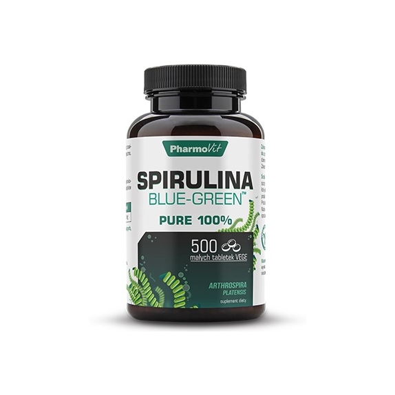 Pharmovit Spirulina Blue Green 500 tabletek  cena 38,55zł