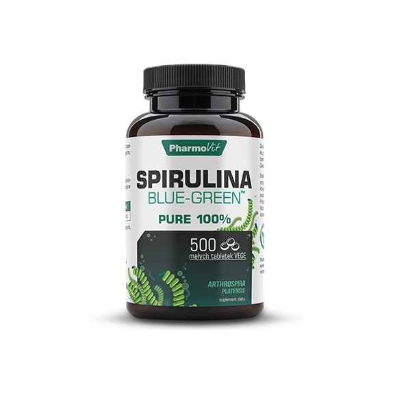 Pharmovit Spirulina Blue Green 500 tabletek  cena 10,34$