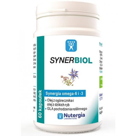 Synerbiol 60 kapsułek Nutergia cena 82,00zł