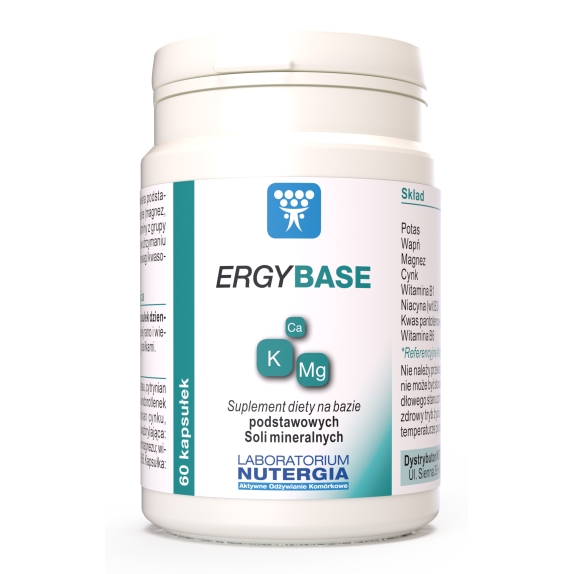 Ergybase 60 kapsułek Nutergia cena 21,06$