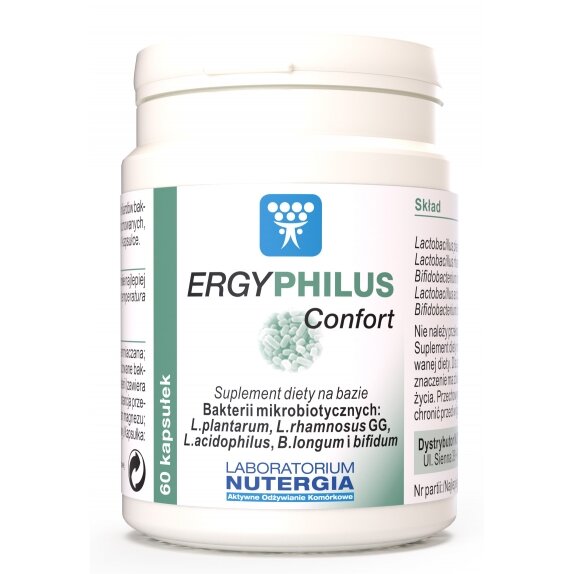 Ergyphilus Confort 60 kapsułek Nutergia PROMOCJA! cena 20,79$