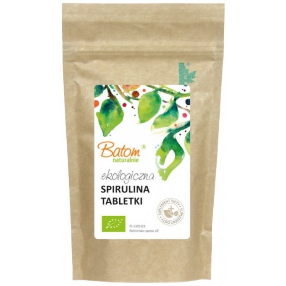 Spirulina 400 mg 625 tabletek (250g) BIO Batom cena €10,59