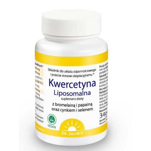 Dr Jacobs Kwercetyna liposomalna 60 kapsułek cena 124,00zł