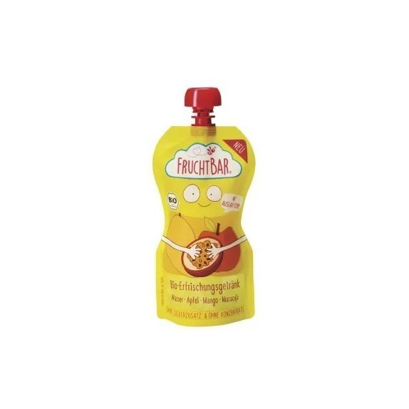 Woda owocowa o smaku mango, marakuja, jabłko BIO 250 ml Fruchtbar cena 7,02zł