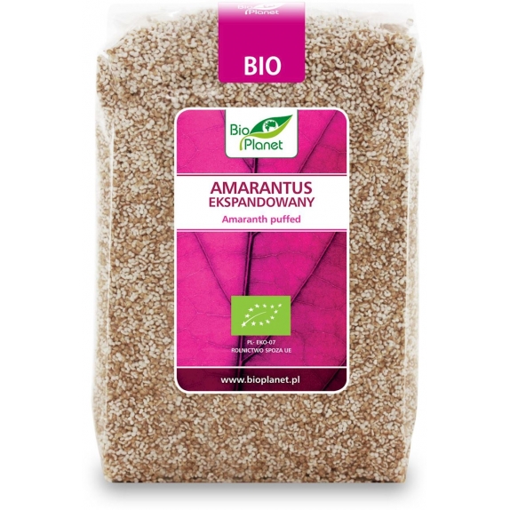 Amarantus ekspandowany 150 g Bio Planet cena 8,79zł