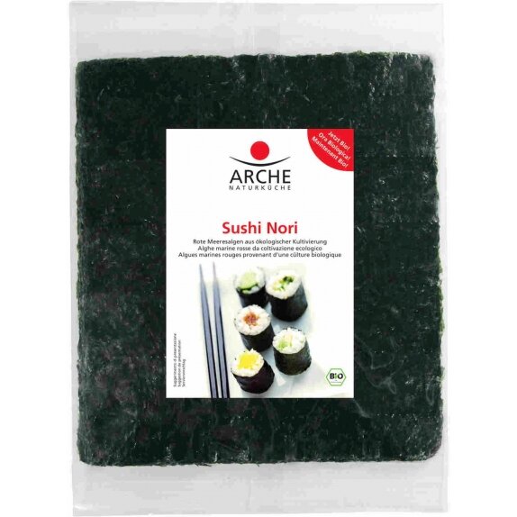 Algi morskie nori prażone do sushi BIO 30 g Arche cena 40,65zł