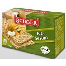 Pieczywo chrupkie żytnie razowe z sezamem 250 g BIO Burger