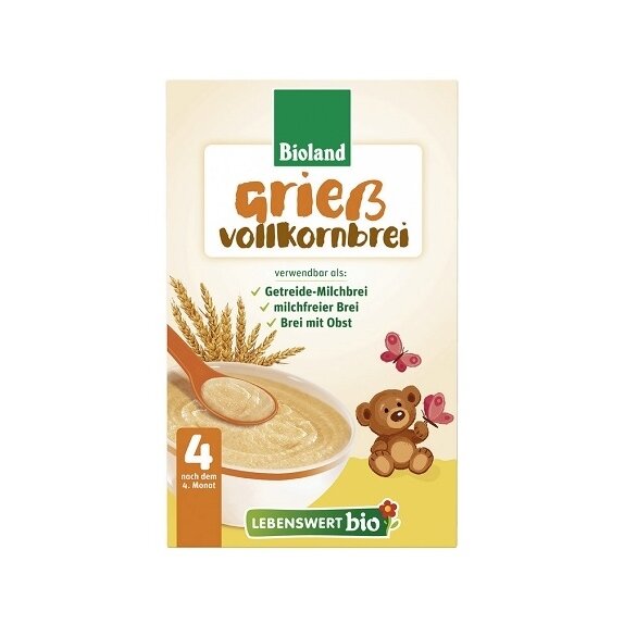 Kaszka dla dzieci pszenna od 4 miesiąca 225 g Lebenswert cena 11,19zł