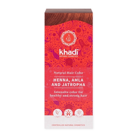 Khadi henna z amlą i jatrophą 100 g cena 59,05zł