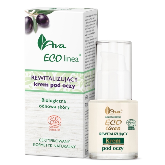 Ava eco linea krem rewitalizujący pod oczy 15 m cena 33,90zł