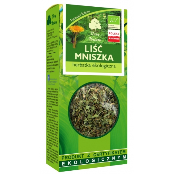 Mniszek liść 25 g BIO Dary Natury cena 4,89zł