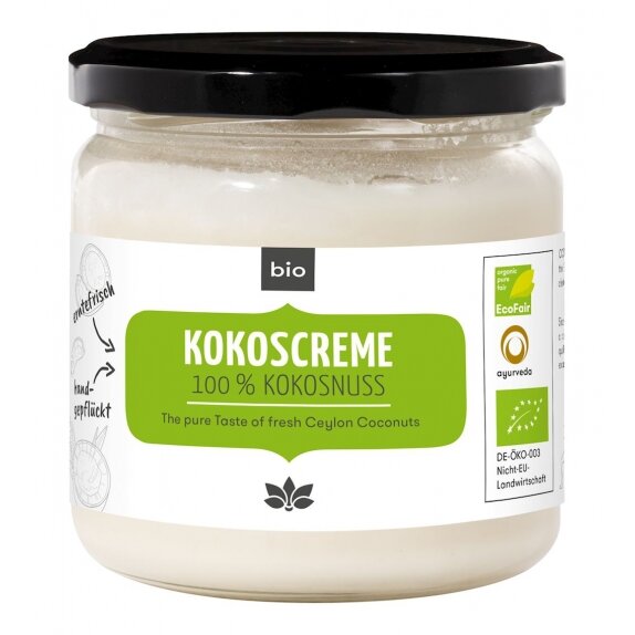 Krem kokosowy bezglutenowy 350 g Cosmoveda cena €6,17