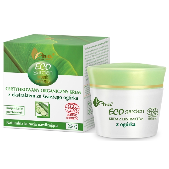 Ava eco garden 20+ krem ogórkowy 50 ml cena 8,88$