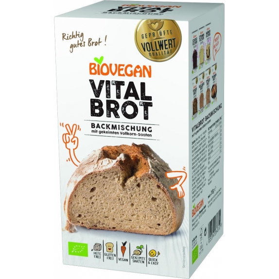 Mieszanka do wypieku chleba Vital bezglutenowa 315 g Bio Vegan cena 12,06zł